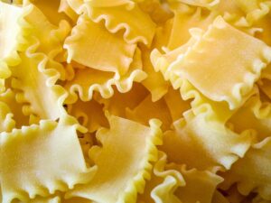 mafaldine, pasta, noodles