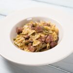 Farfalle salsiccia e radicchio