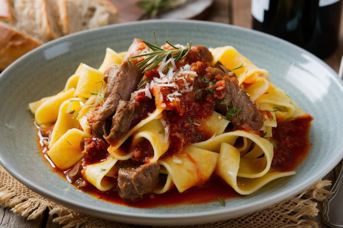 Pappardelle al ragù