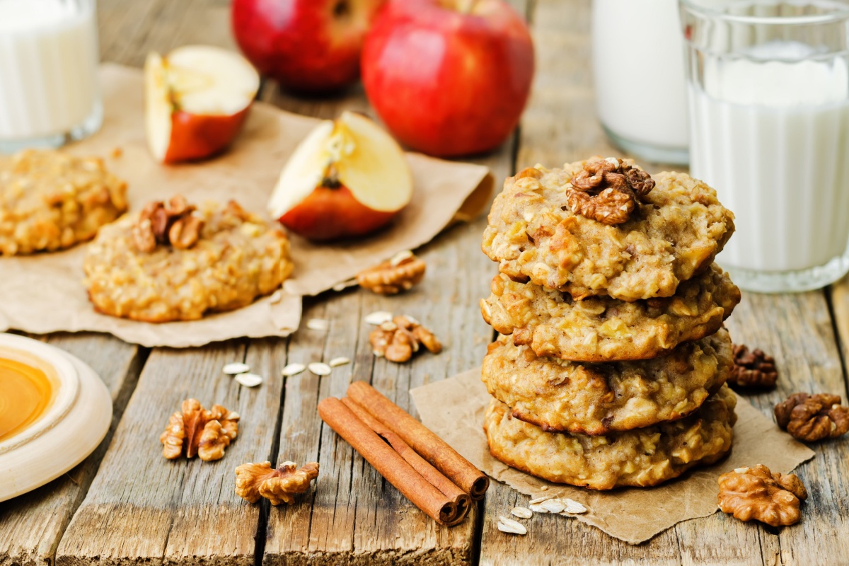 Biscotti di mele e noci