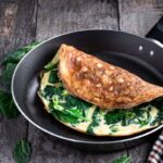 Frittata di spinaci keto