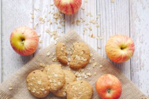 Biscotti purea di mele e fiocchi d’avena