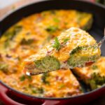 Frittata di farina di ceci e zucchina