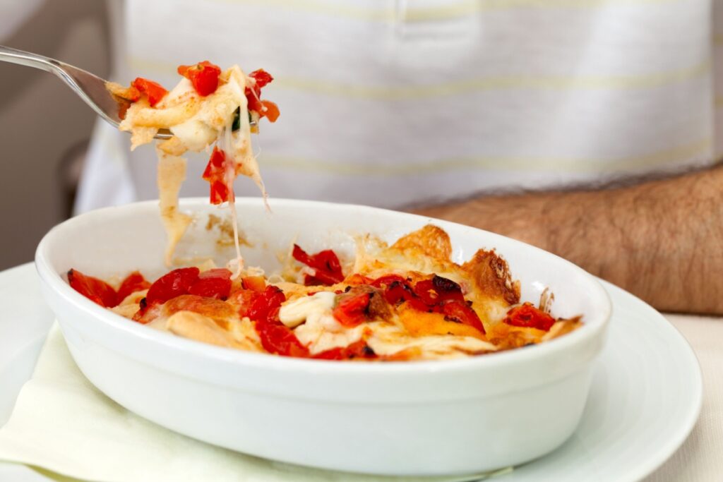 Lasagne di pane carasau e platessa