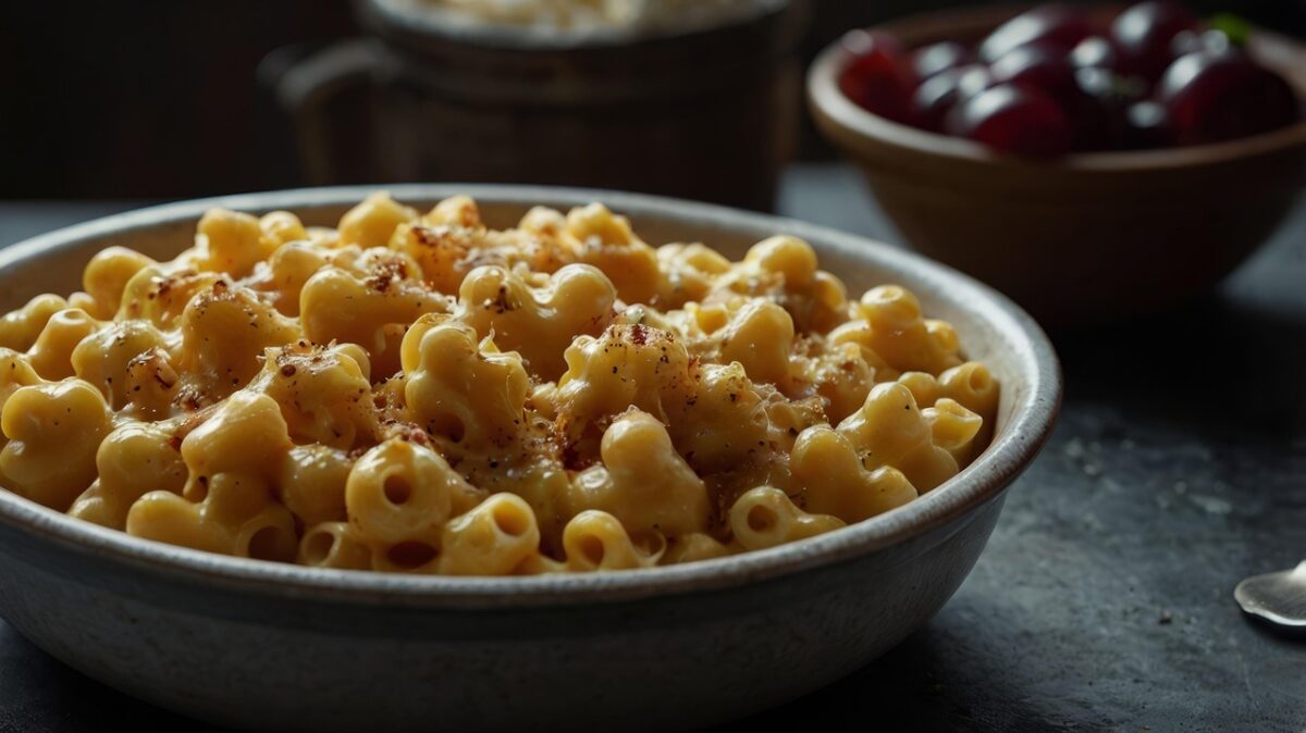 Maccheroni e Formaggio Porzione Piccola (in Scatola)