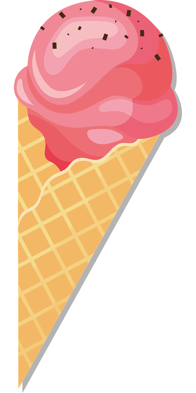 Cono Gelato Immerso o Ricoperto di Cioccolata