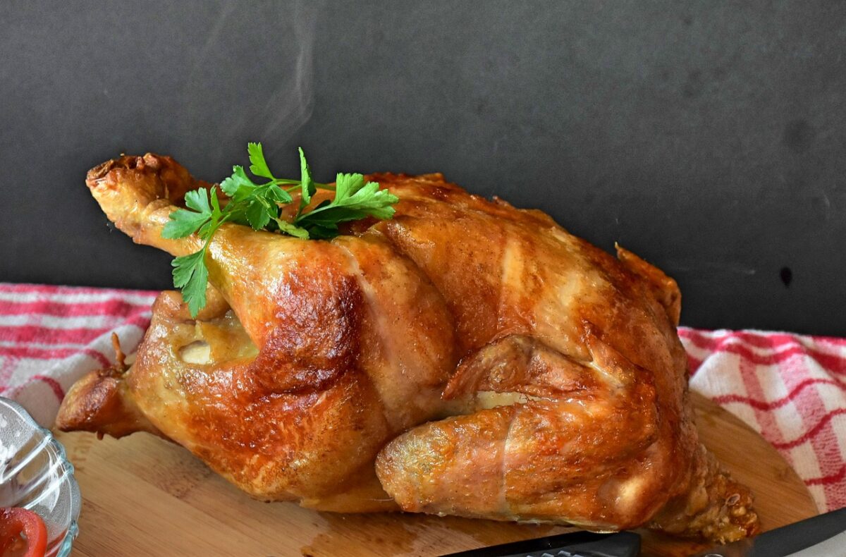 Arrosto di Petto di Pollo alla Griglia o al Forno (senza Pelle)