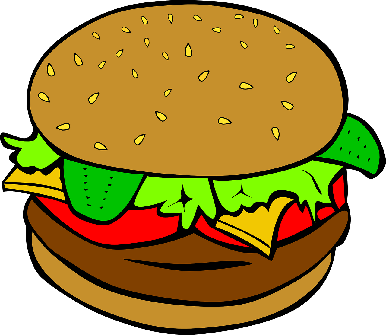 Panino con Hamburger, Maionese o Condimento per Insalata e Pomodoro