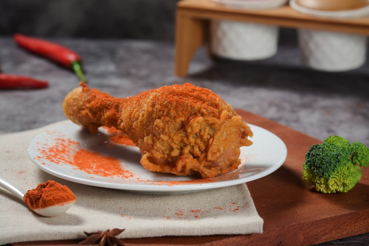 Coscia di Pollo Fritta senza Pastella (Mangiata con la Pelle)