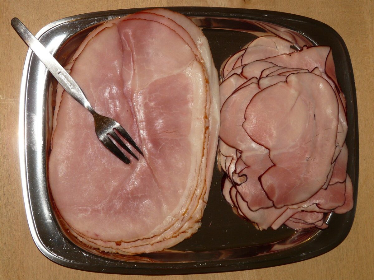 Prosciutto Cotto Tagliato a Fette (Approsimatamente 11% di Grasso)