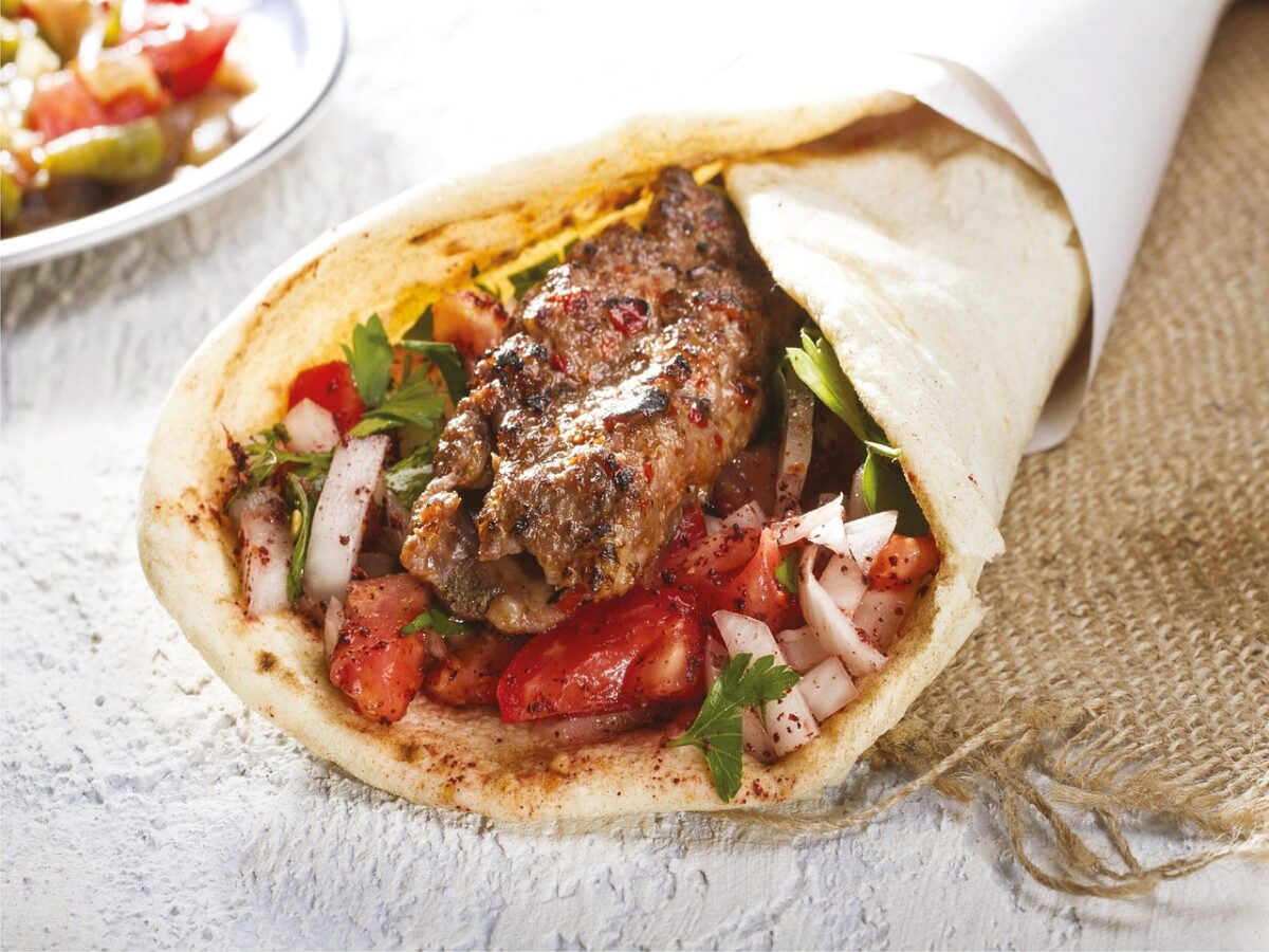 Panino con Gyros-Kebab di Pollo