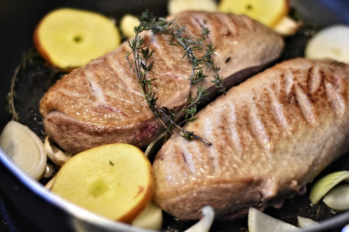Carne di Petto di Tacchino, Carne e Pelle (Cotto, Arrosto)