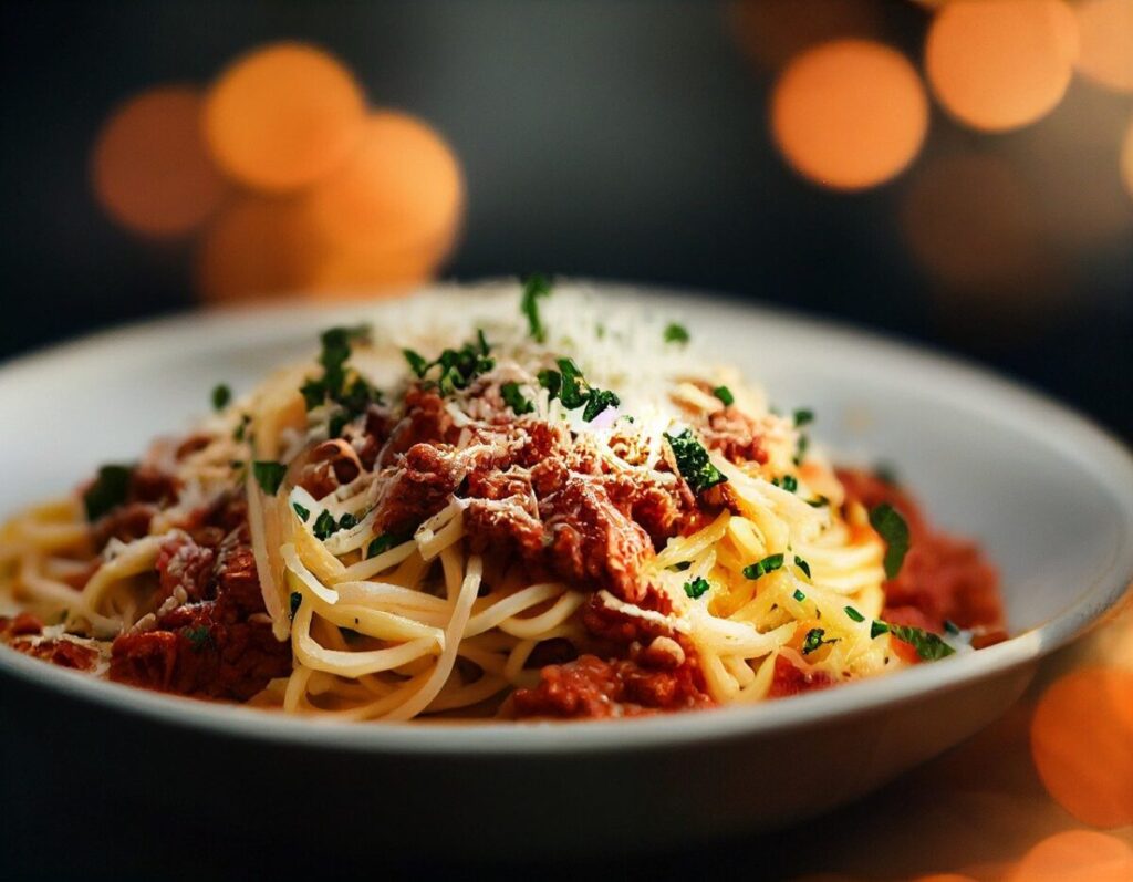 Spaghetti con bottarga e briciole