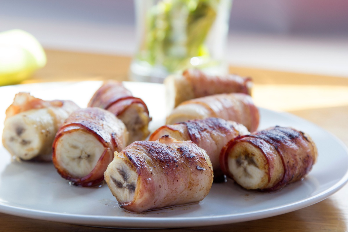 Banane al bacon