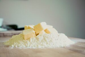 bake, butter, flour, pile, food preparation, baking, dough, sweets, pastries, sugar, flour, flour, flour, flour, flour, baking, baking, baking, sugar, sugar, sugar