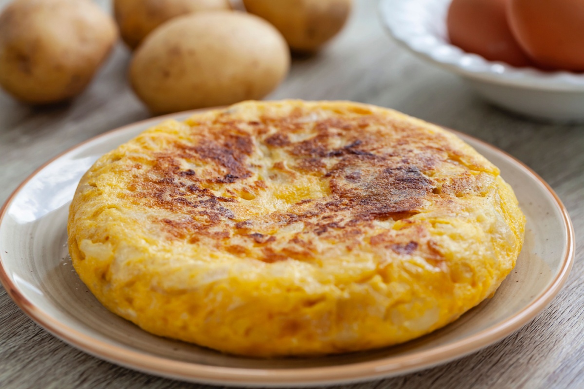 Frittata di albumi con petto di tacchino