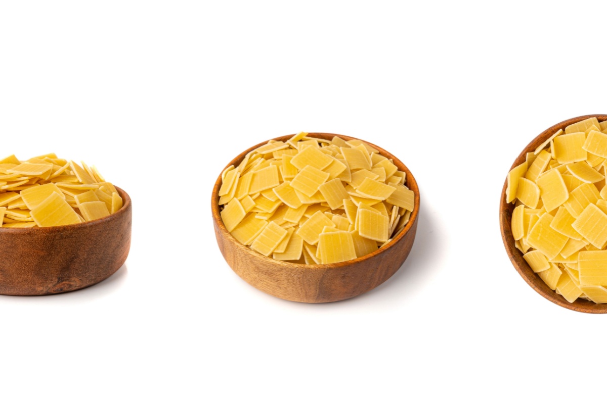 Maltagliati con yogurt, cipollotti e pomodori