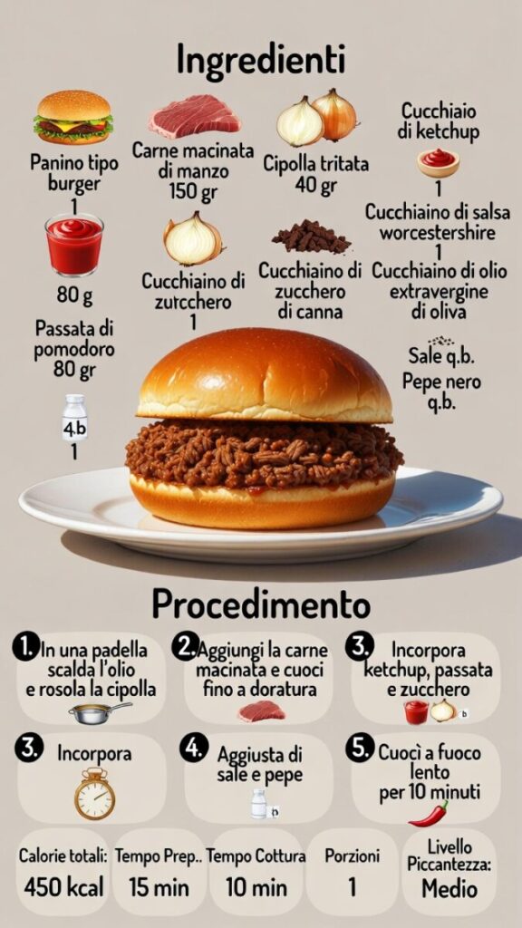 Sloppy Joe: vale ogni morso Sloppy Joe: vale ogni morso