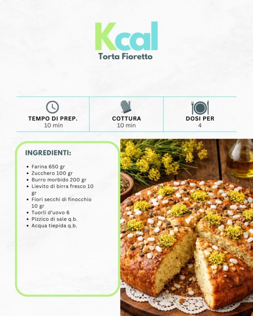 Torta Fioretto, il dolce profumato tipico della Valchiavenna