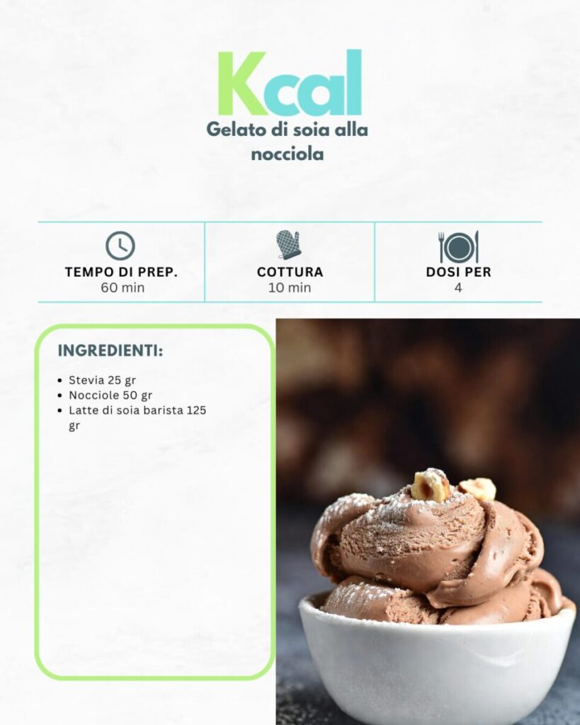 Gelato di soia alla nocciola