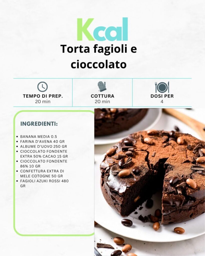 Torta fagioli e cioccolato Torta fagioli e cioccolato